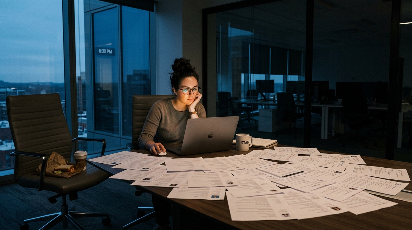 The challenge of manual resume screening